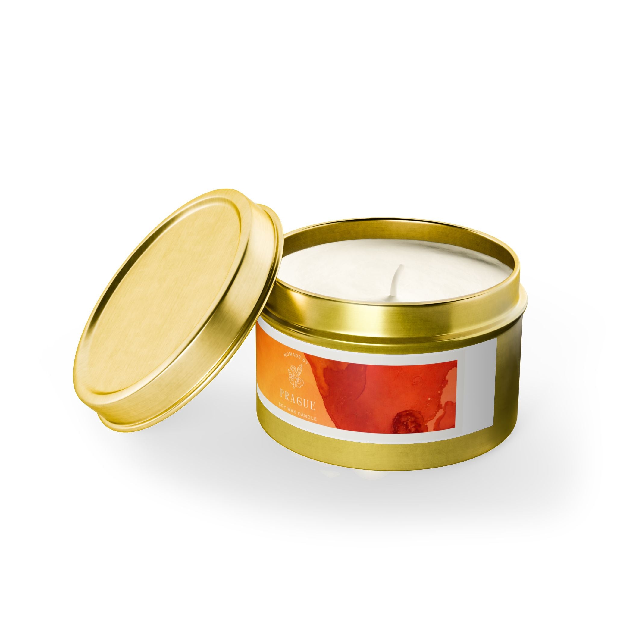 Prague Charles Bridge Autumn Tin Candle — Fall Afternoon Scent