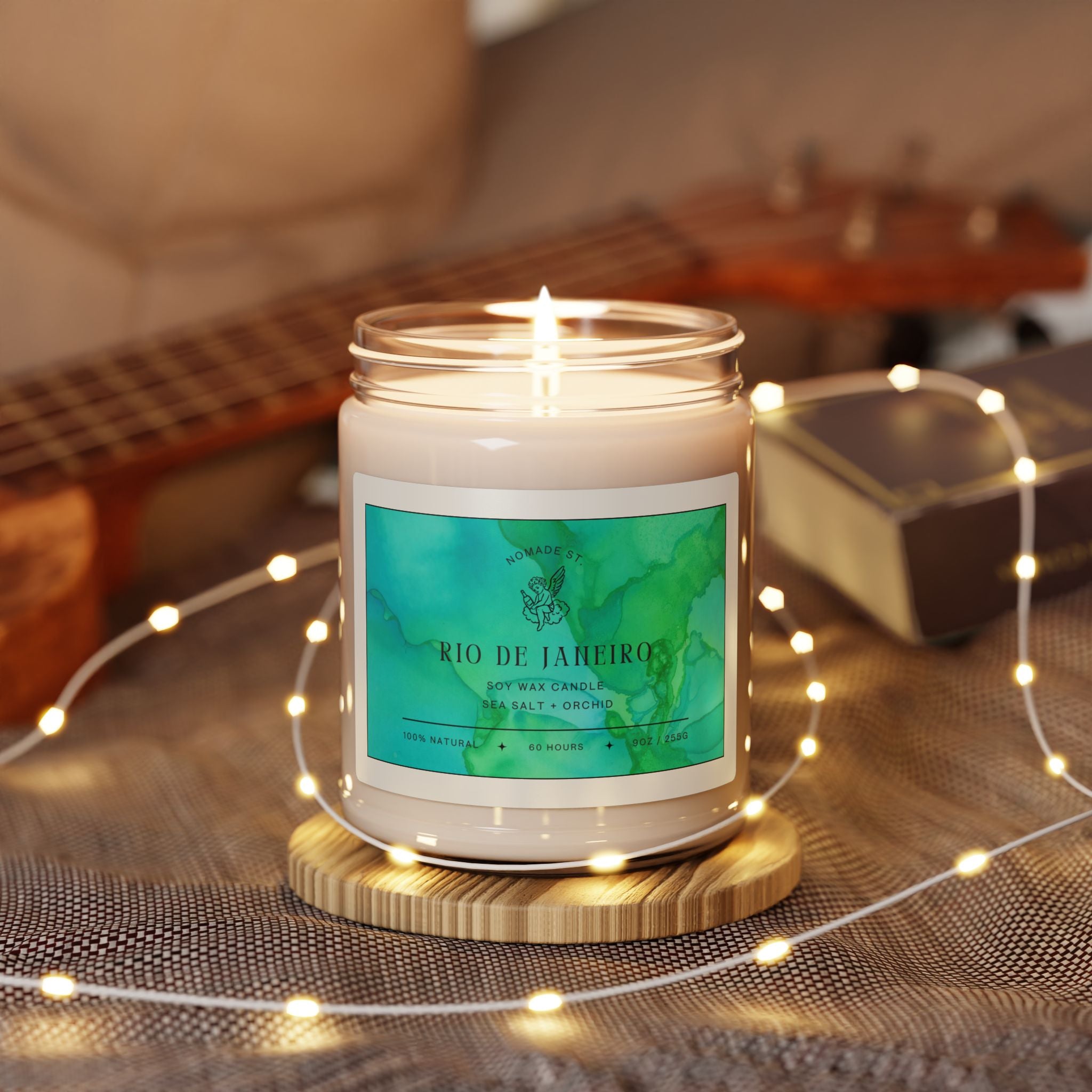 Rio de Janeiro Scented Soy Candle 9oz | Tropical Citrus & Sea Breeze