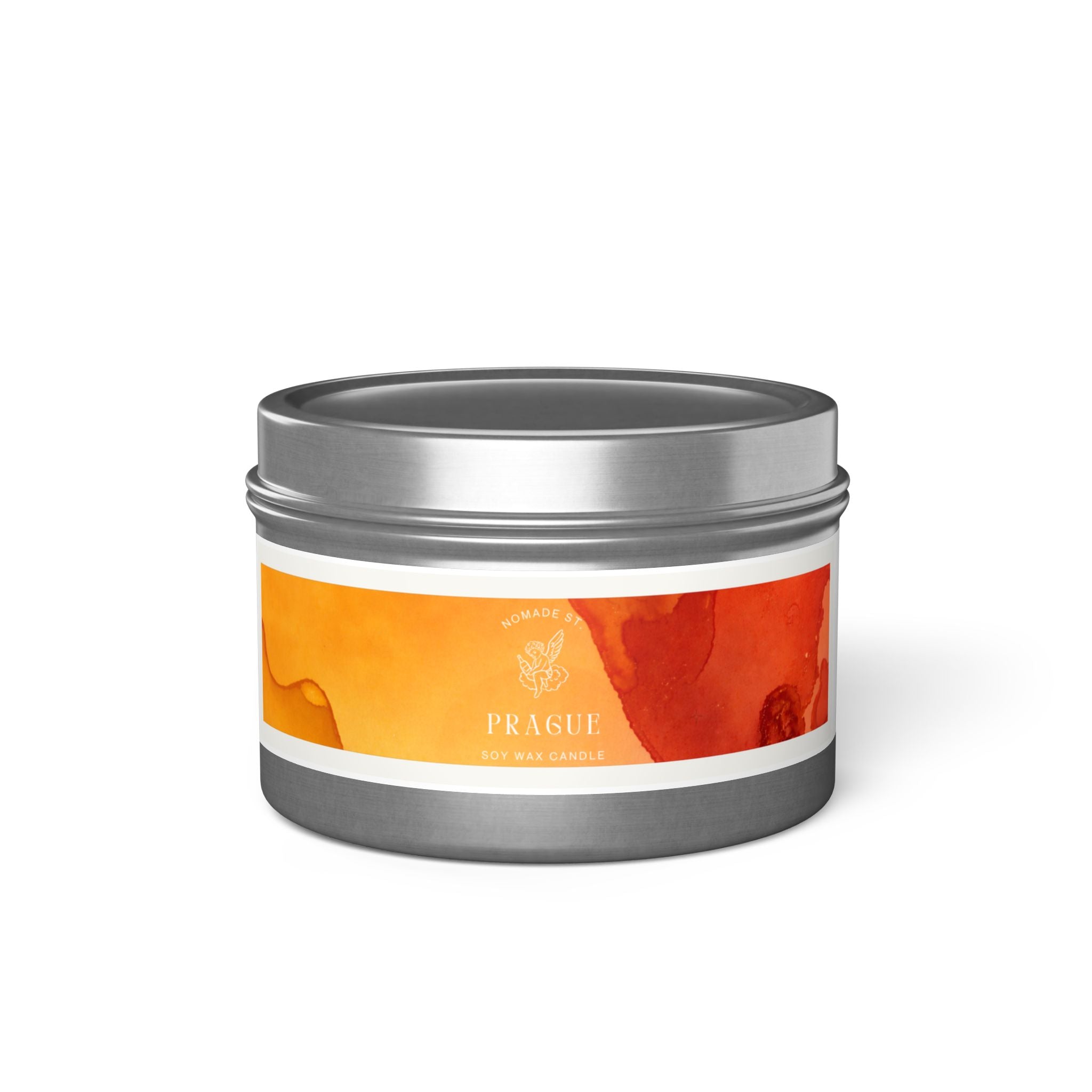 Prague Charles Bridge Autumn Tin Candle — Fall Afternoon Scent