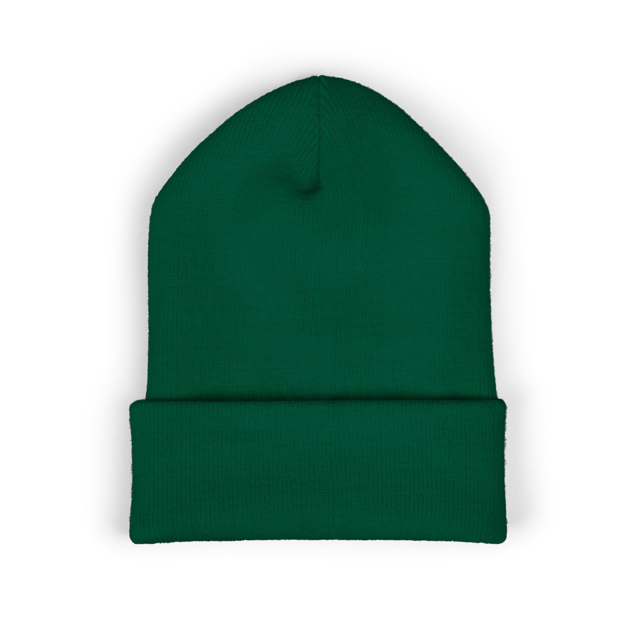 Nomade Embroidered Cuffed Beanie — Cozy Travel-Inspired Knit Hat