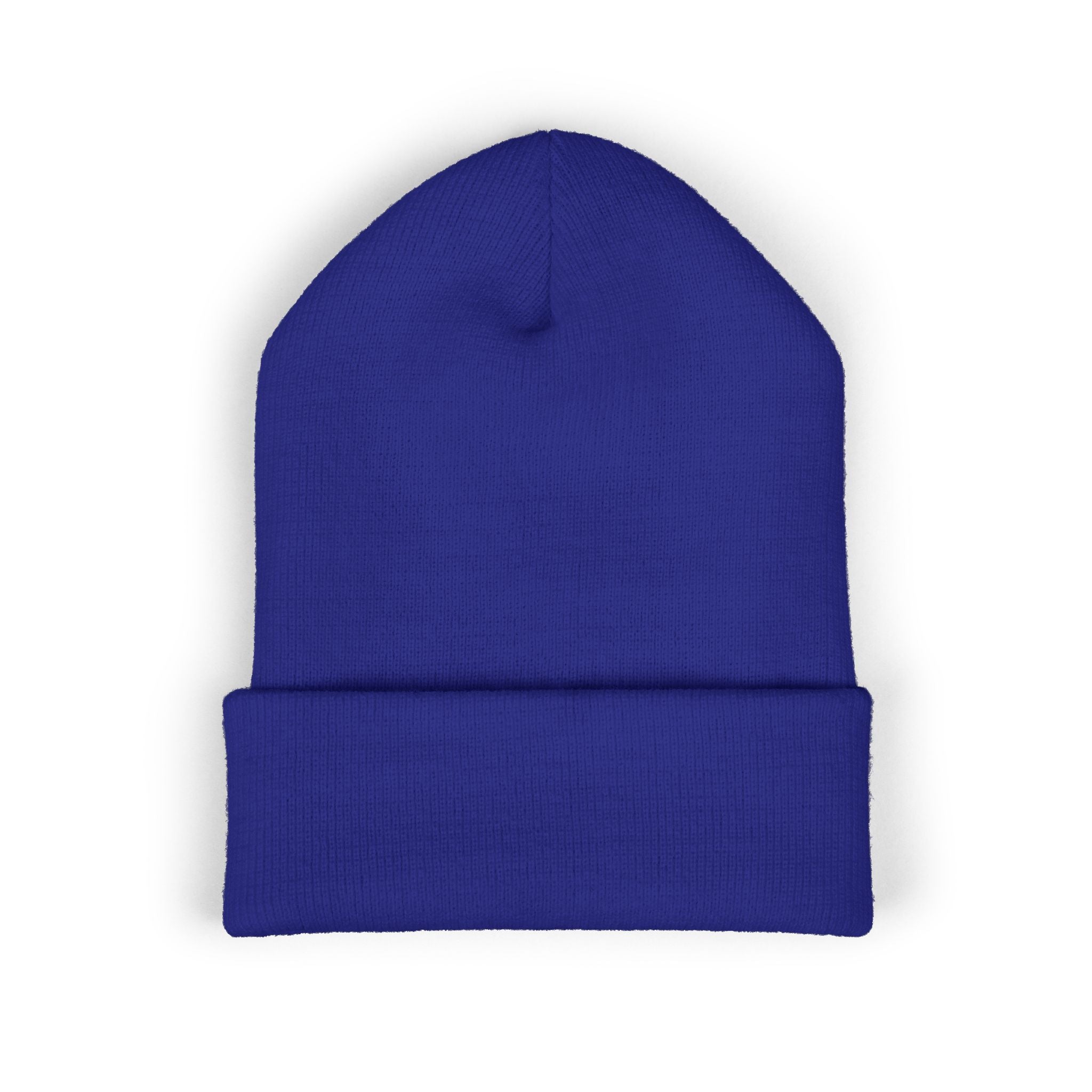 Nomade Embroidered Cuffed Beanie — Cozy Travel-Inspired Knit Hat