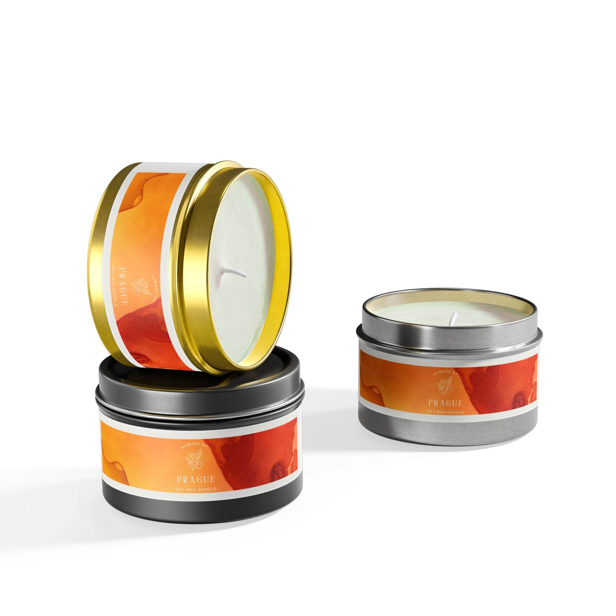 Prague Charles Bridge Autumn Tin Candle — Fall Afternoon Scent